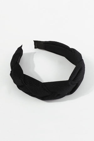 Textured Braid Twist Headband- 3 Colors