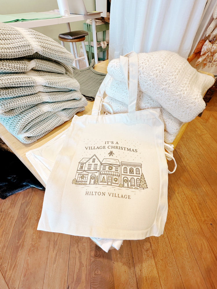 It's A Village Christmas Tote Bag