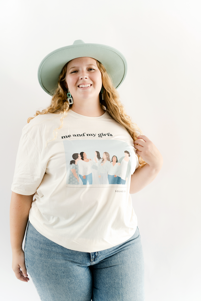 PLUS SIZE- Me and My Girls Graphic Tee