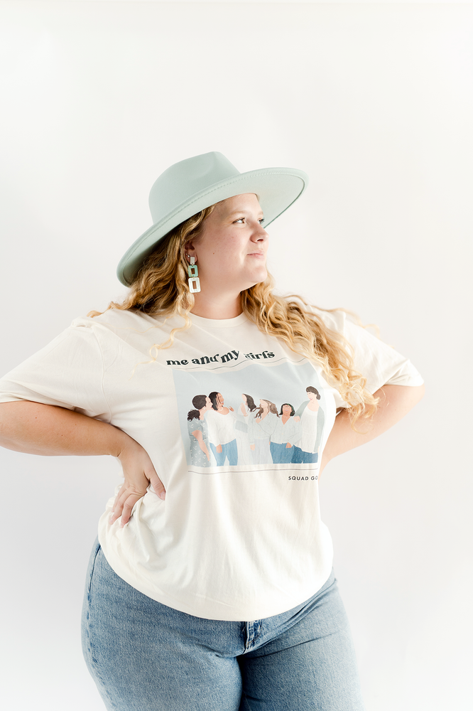 PLUS SIZE Me and My Girls Graphic Tee