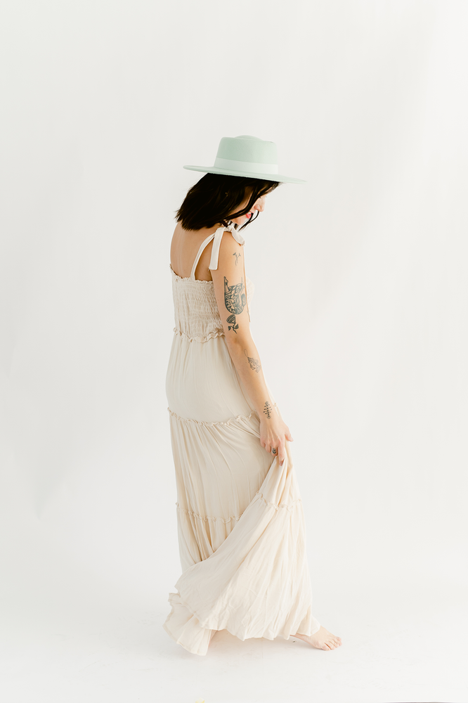 beige tiered maxi dress Karsyn Tiered Maxi Dress Beige