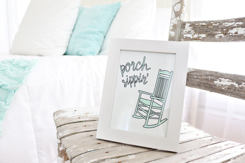 Porch Sippin' Print